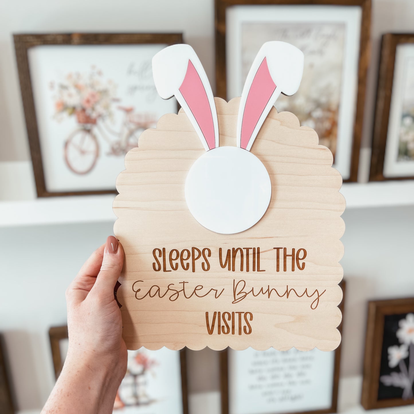 Easter Bunny Countdown Sign