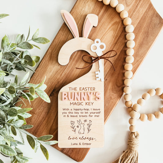 Easter Bunny Magic Key Door Hanger