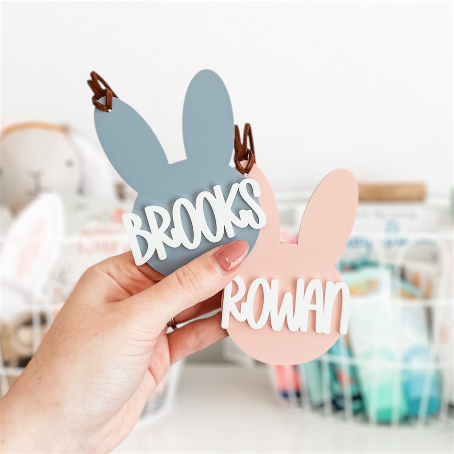 3D Acrylic Bunny Tag