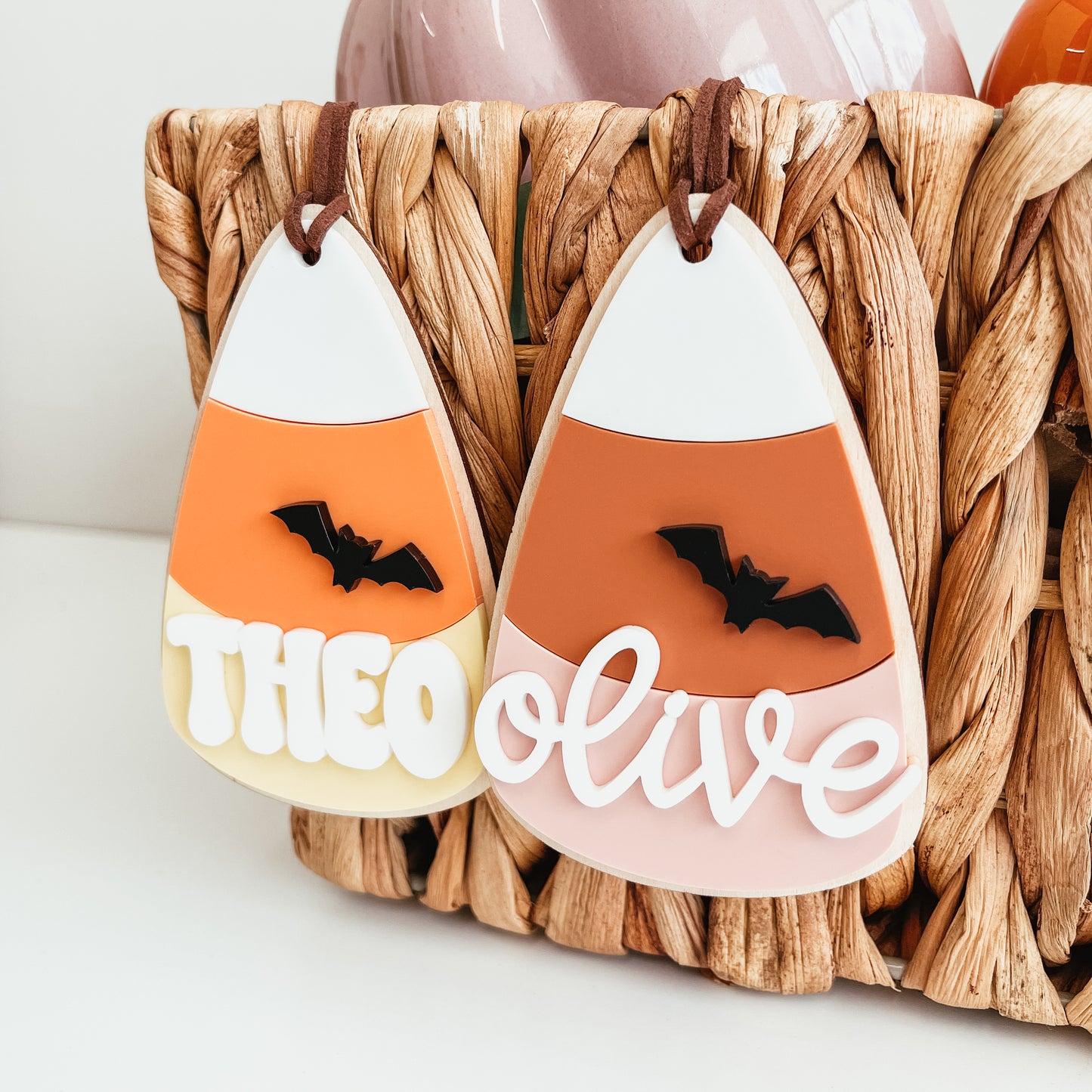 3D Candy Corn Tag