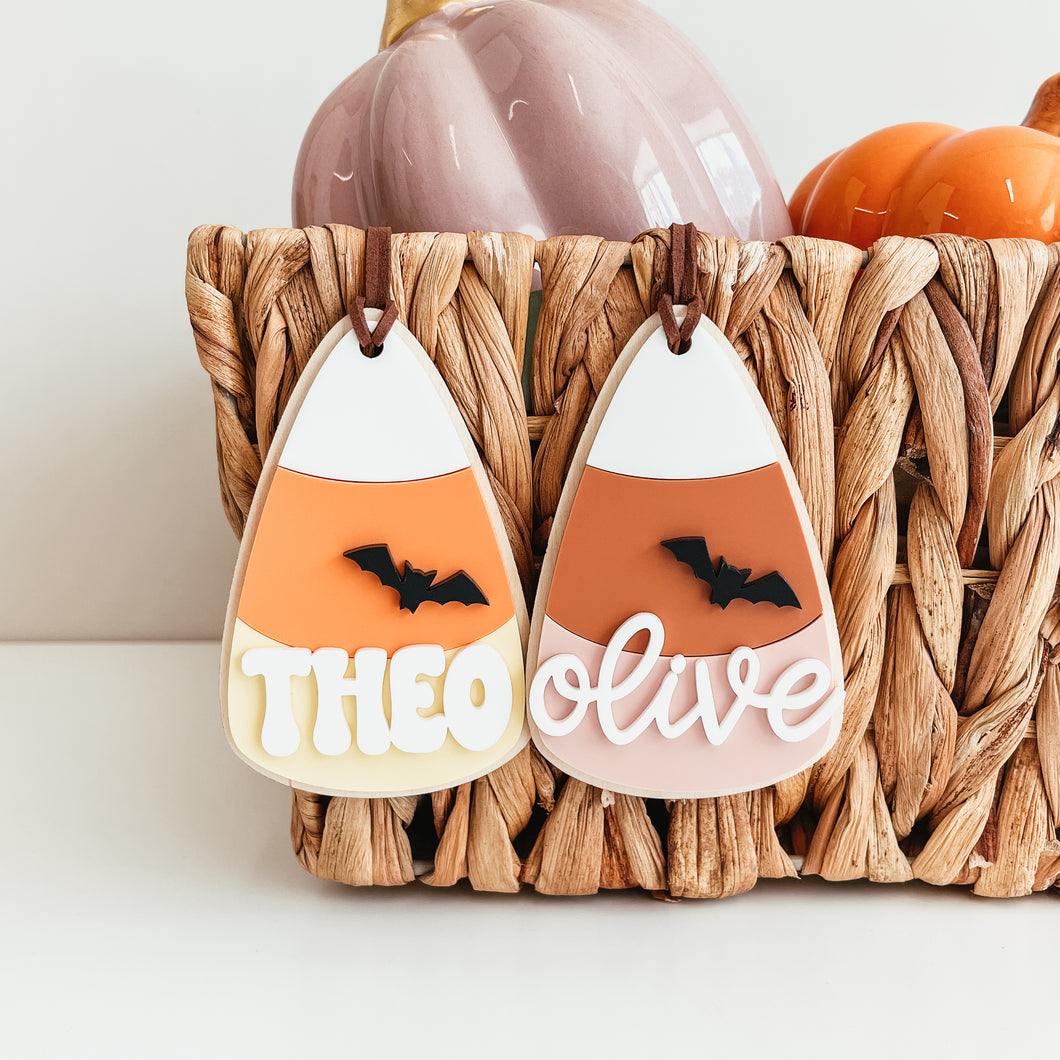 3D Candy Corn Tag