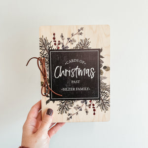 Personalized Christmas Card Keeper