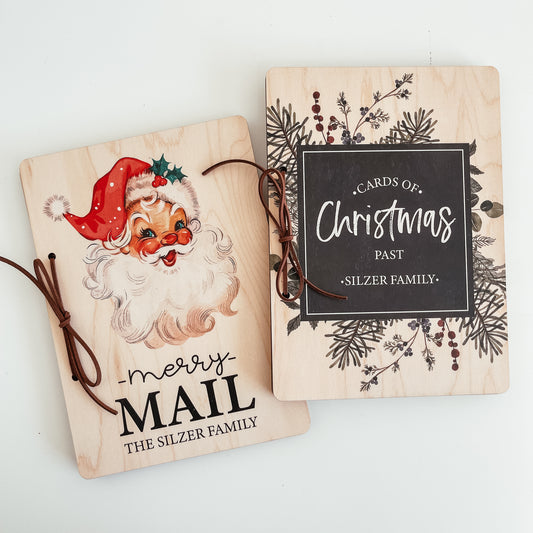 Personalized Christmas Card Keeper