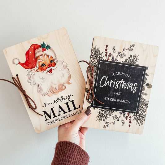 Personalized Christmas Card Keeper