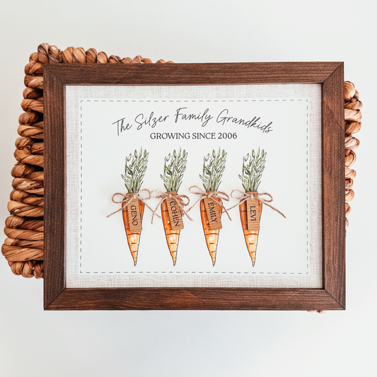 Personalized Carrot Patch Sign