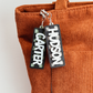 Checkered Bar Bag Tag