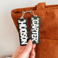 Checkered Bar Bag Tag