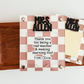 Acrylic Pattern Sticky Note Holder