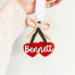Heart Cherries With Bow Valentine's Day Tag