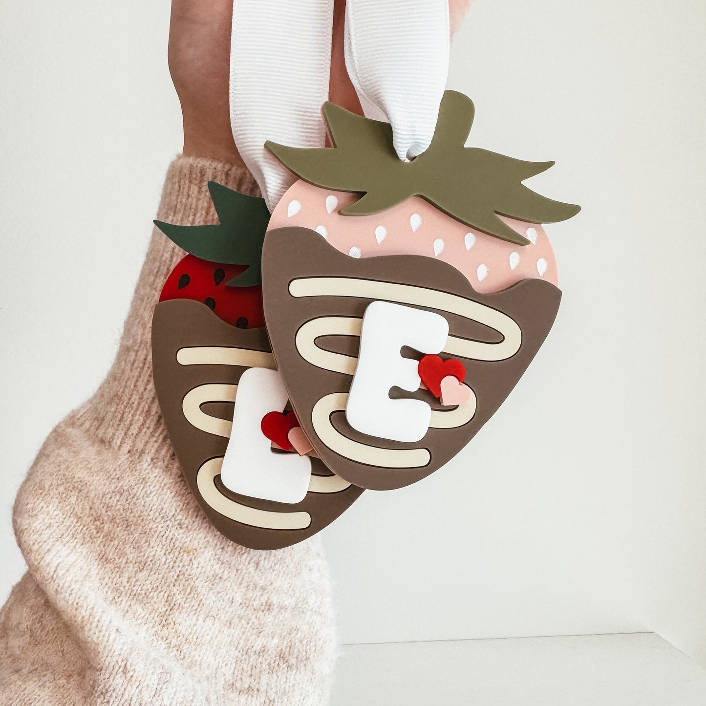 Chocolate Covered Strawberry Valentine's Day Tag