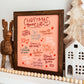 Christmas Bucket List Framed Sign