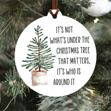 Load image into Gallery viewer, Charlie Brown Christmas Quote Ornament