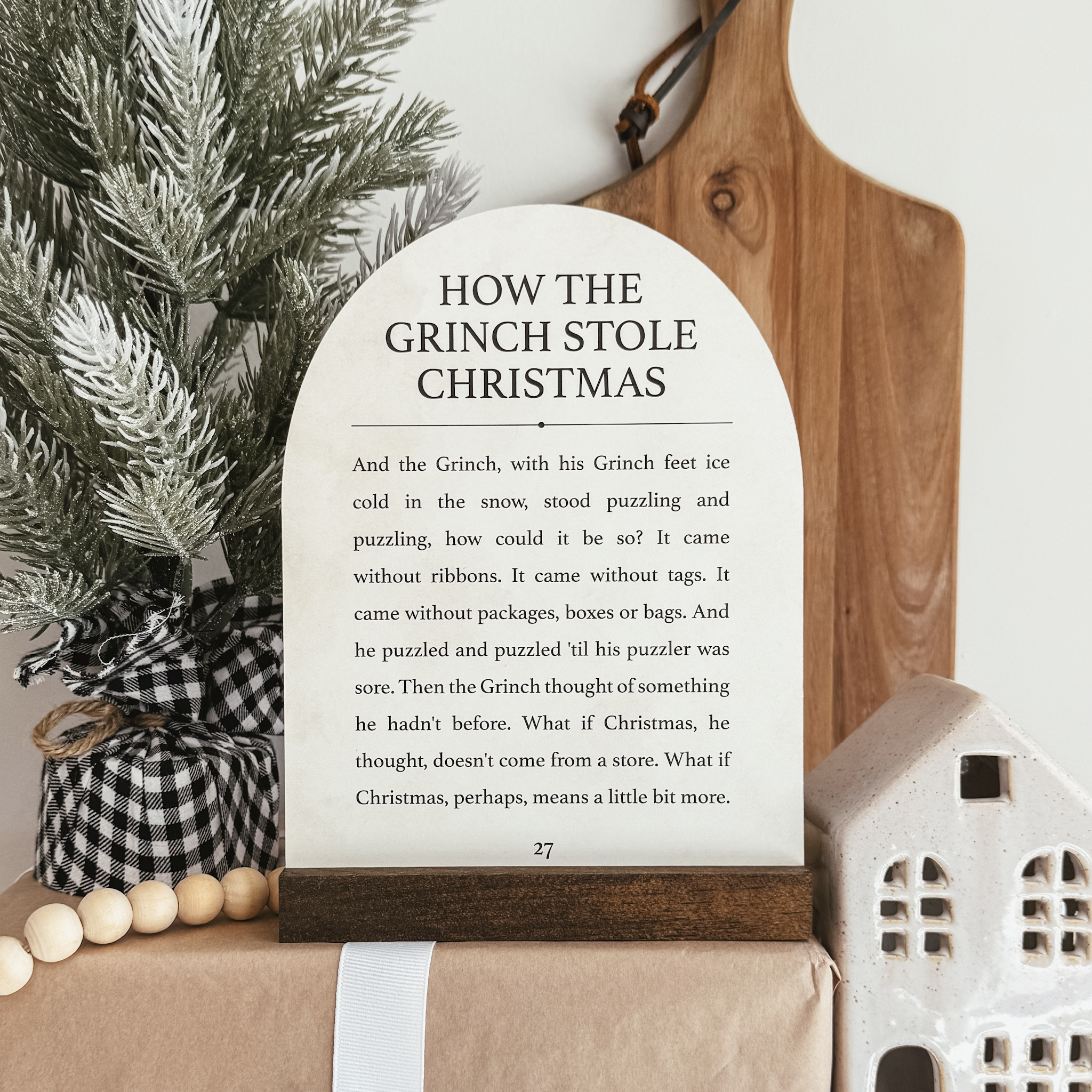Spring Grinch Arch How The Grinch Stole Christmas Mini Arch Sign – Knotty Design Co.