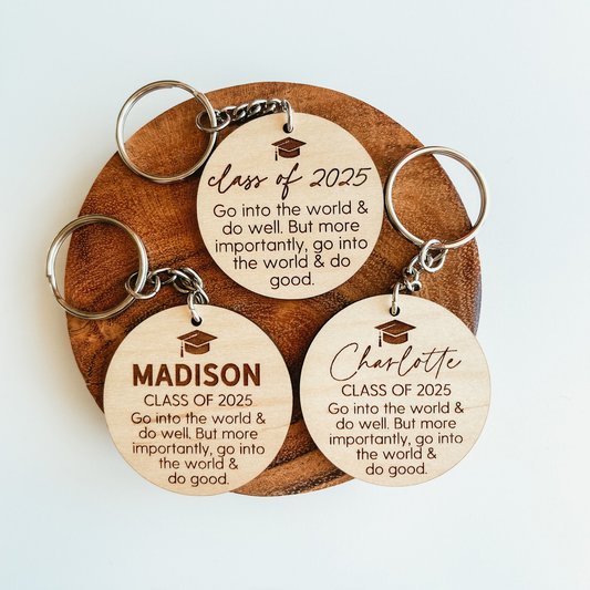 Personalized Graduation Keychain