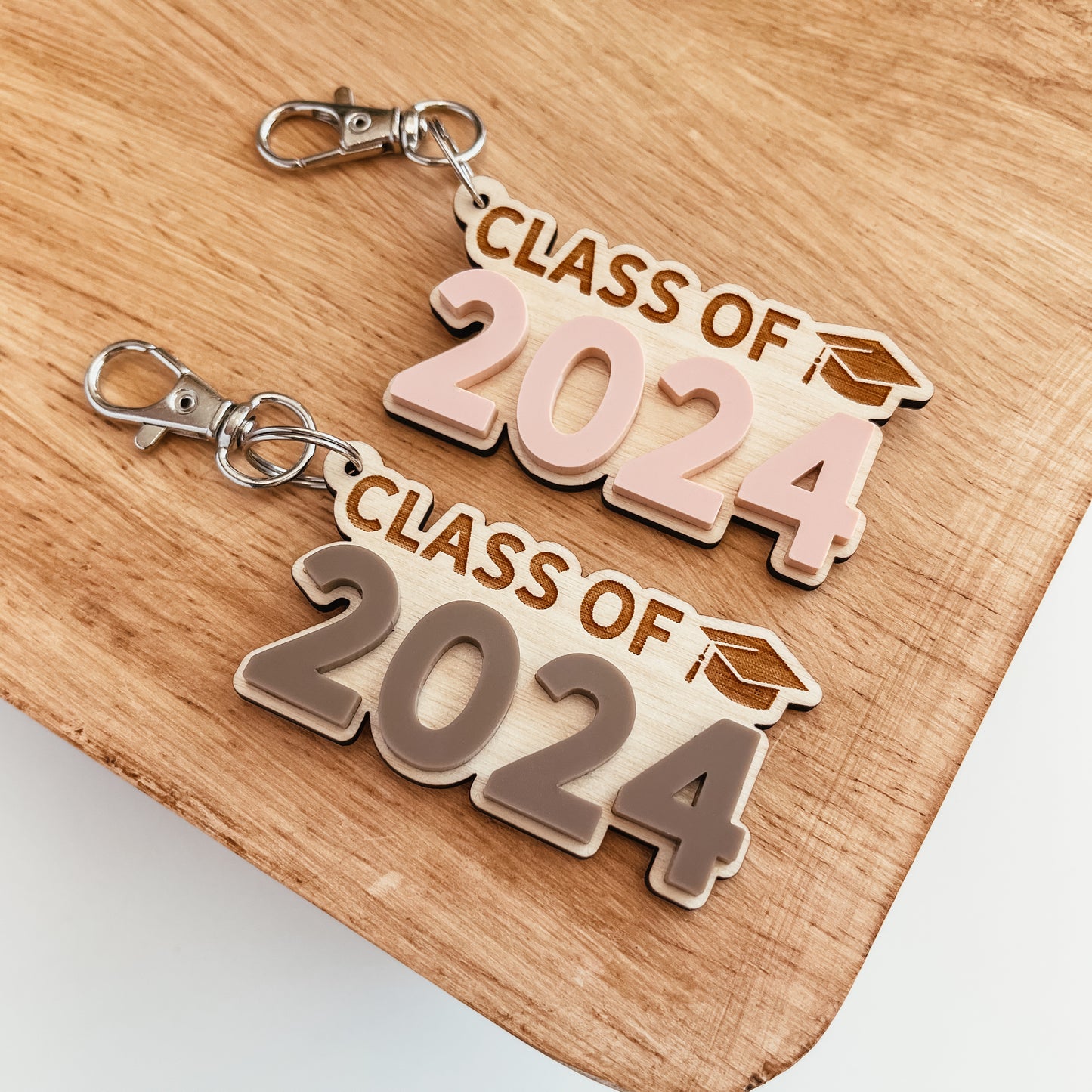 3D Class of 2024 Keychain