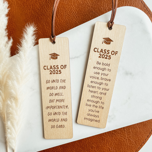 Class of 2025 Graduation Quote Bookmark