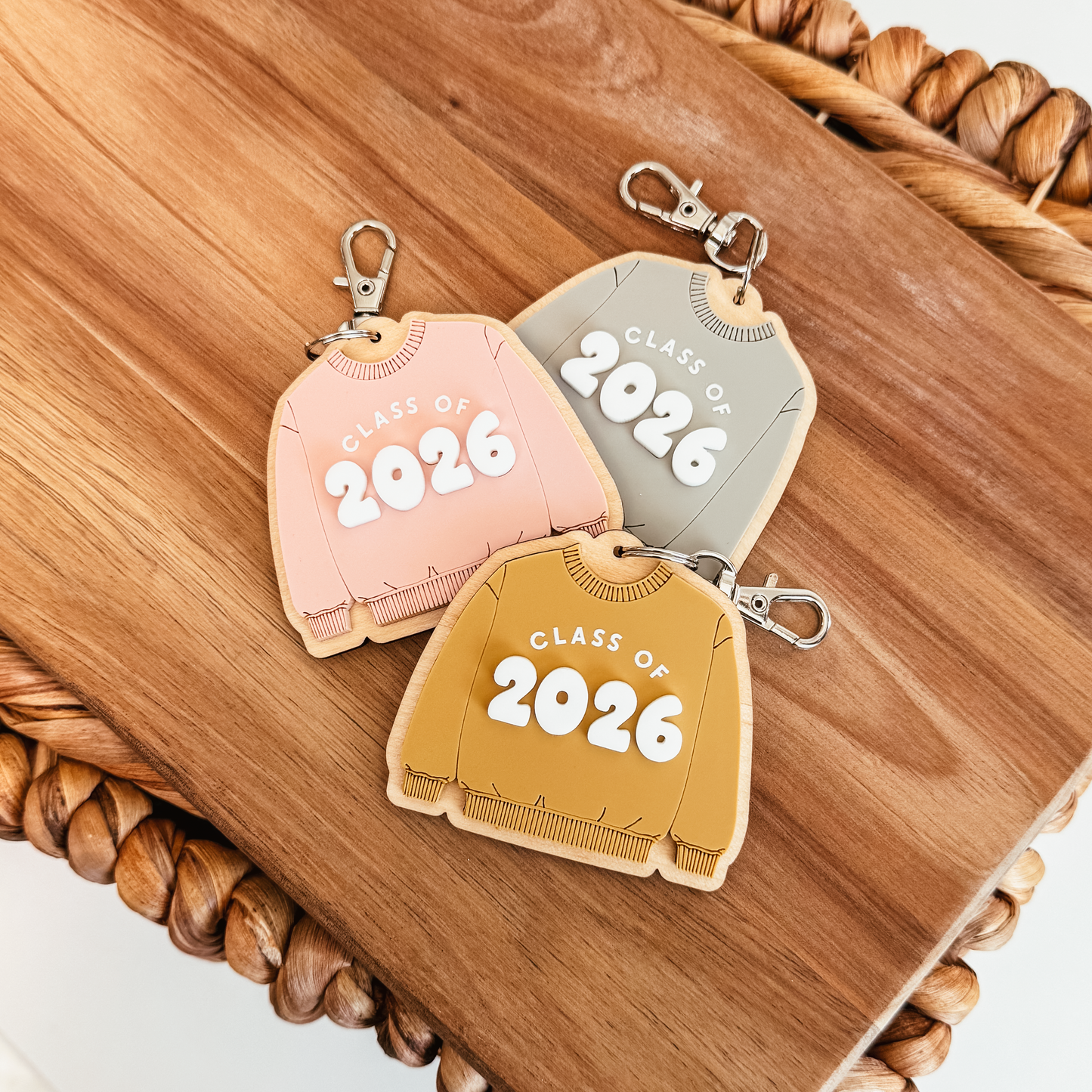 Senior Sweater Graduation Keychain