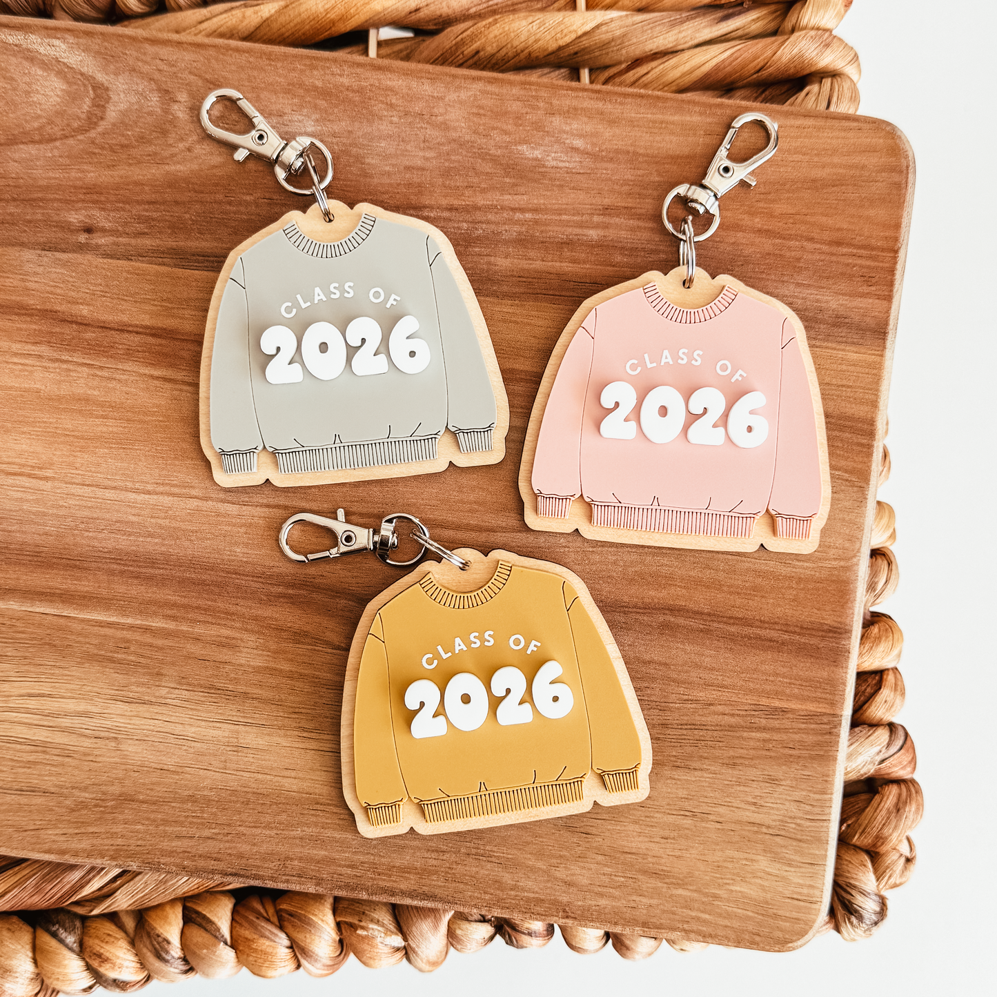 Senior Sweater Graduation Keychain