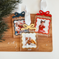 Clear Acrylic Arch With Bow & Scallop Frame Christmas Ornament