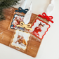 Clear Acrylic Arch With Bow & Scallop Frame Christmas Ornament