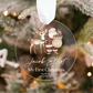 Baby's First Christmas Ornament (Clear Acrylic)