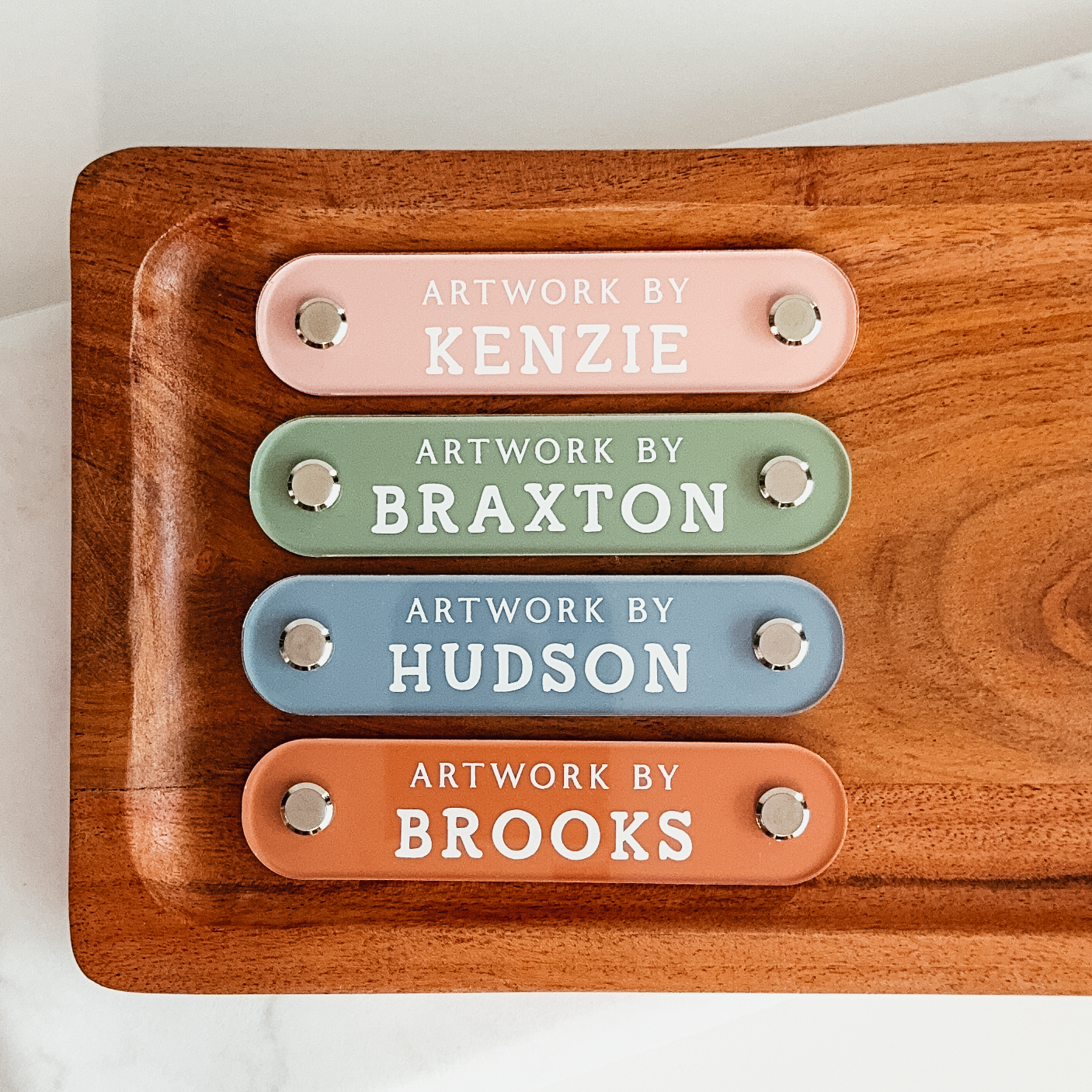 Acrylic Look What I Made Magnet