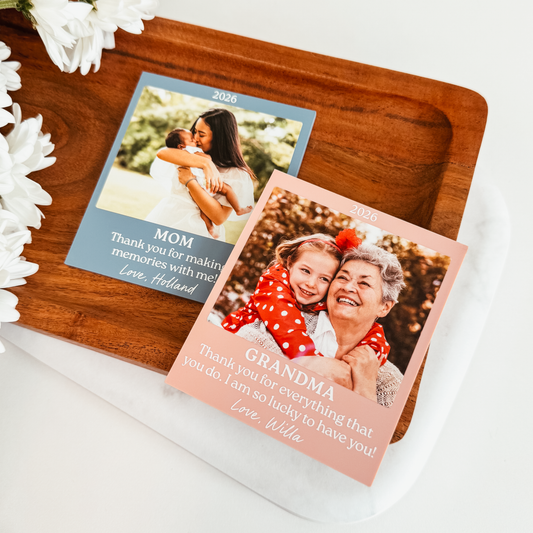 Coloured Polaroid Inspired Photo Magnet