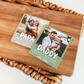 Coloured Polaroid Inspired Photo Magnet With 3D Name