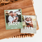 Coloured Polaroid Inspired Photo Magnet With 3D Name