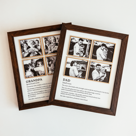 Personalized Dad or Grandpa Definition Photo Sign