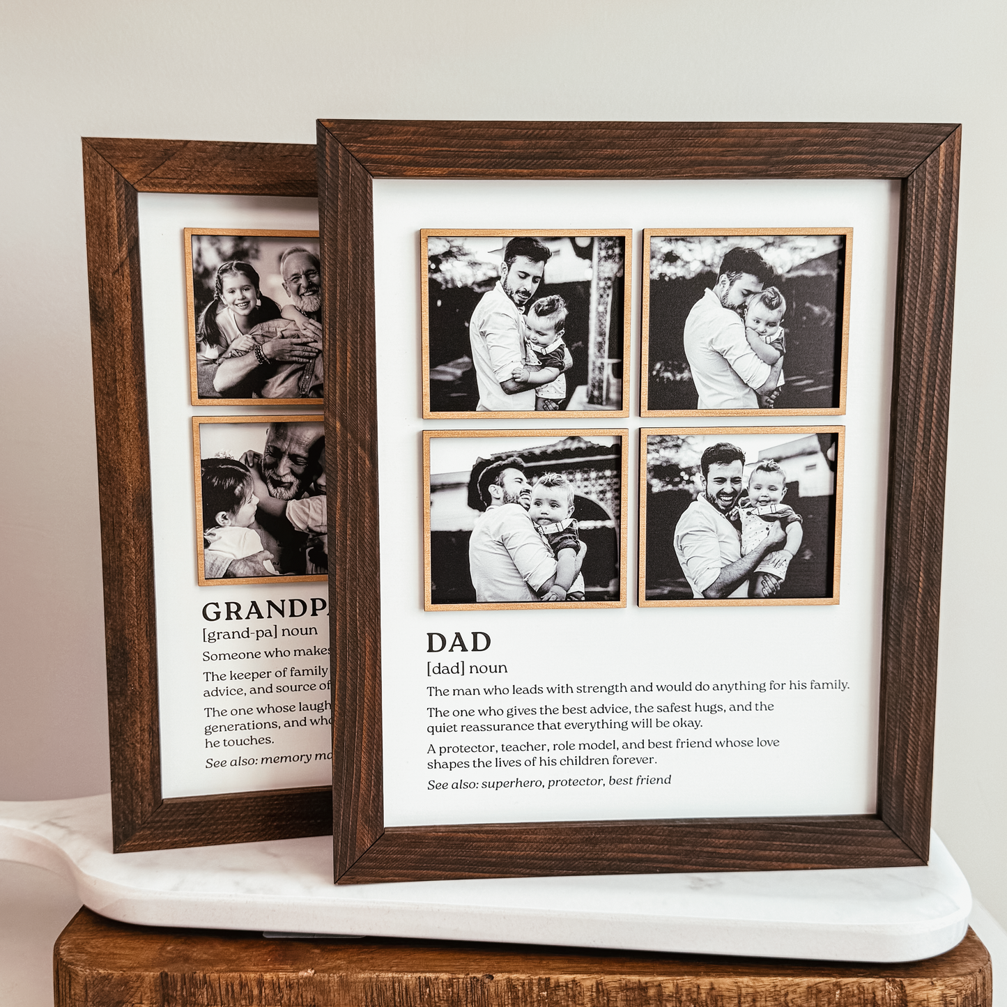 Personalized Dad or Grandpa Definition Photo Sign