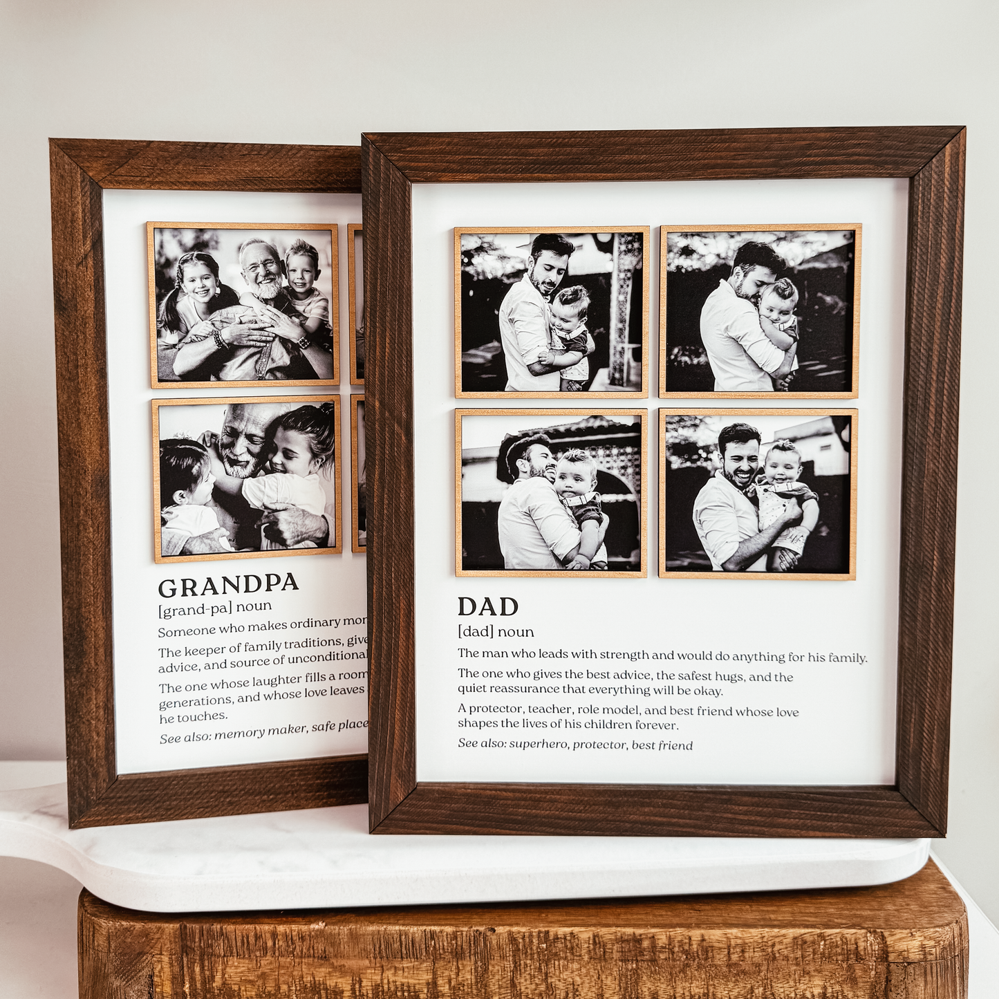 Personalized Dad or Grandpa Definition Photo Sign