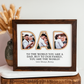 Personalized DAD Three Photo Photo Sign