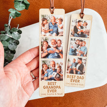 Load image into Gallery viewer, Custom Photostrip Bookmark | V2 Block Font