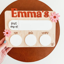 Load image into Gallery viewer, Interchangeable First And Last Day Of School Sign | Daisies