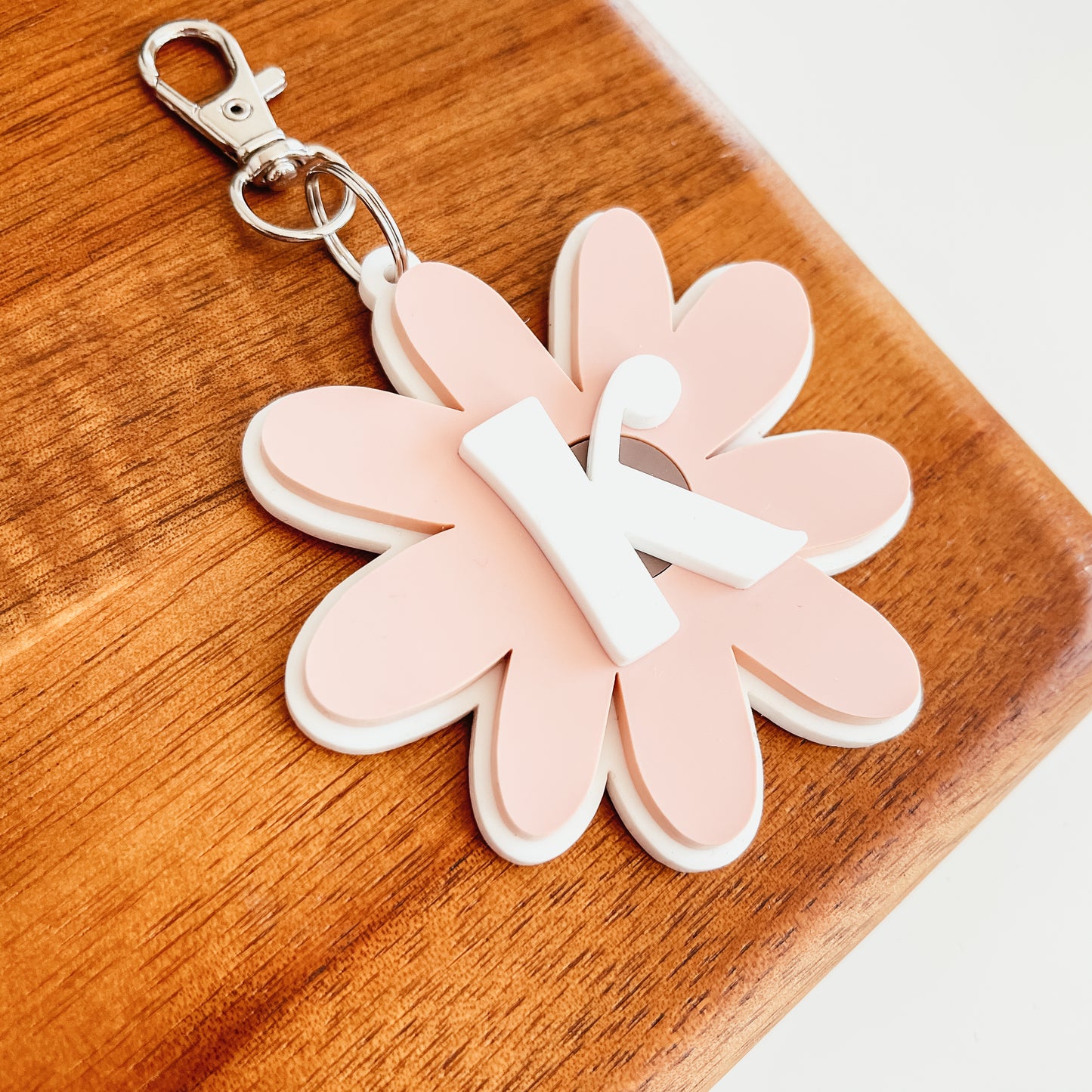 Daisy Retro Letter Bag Tag