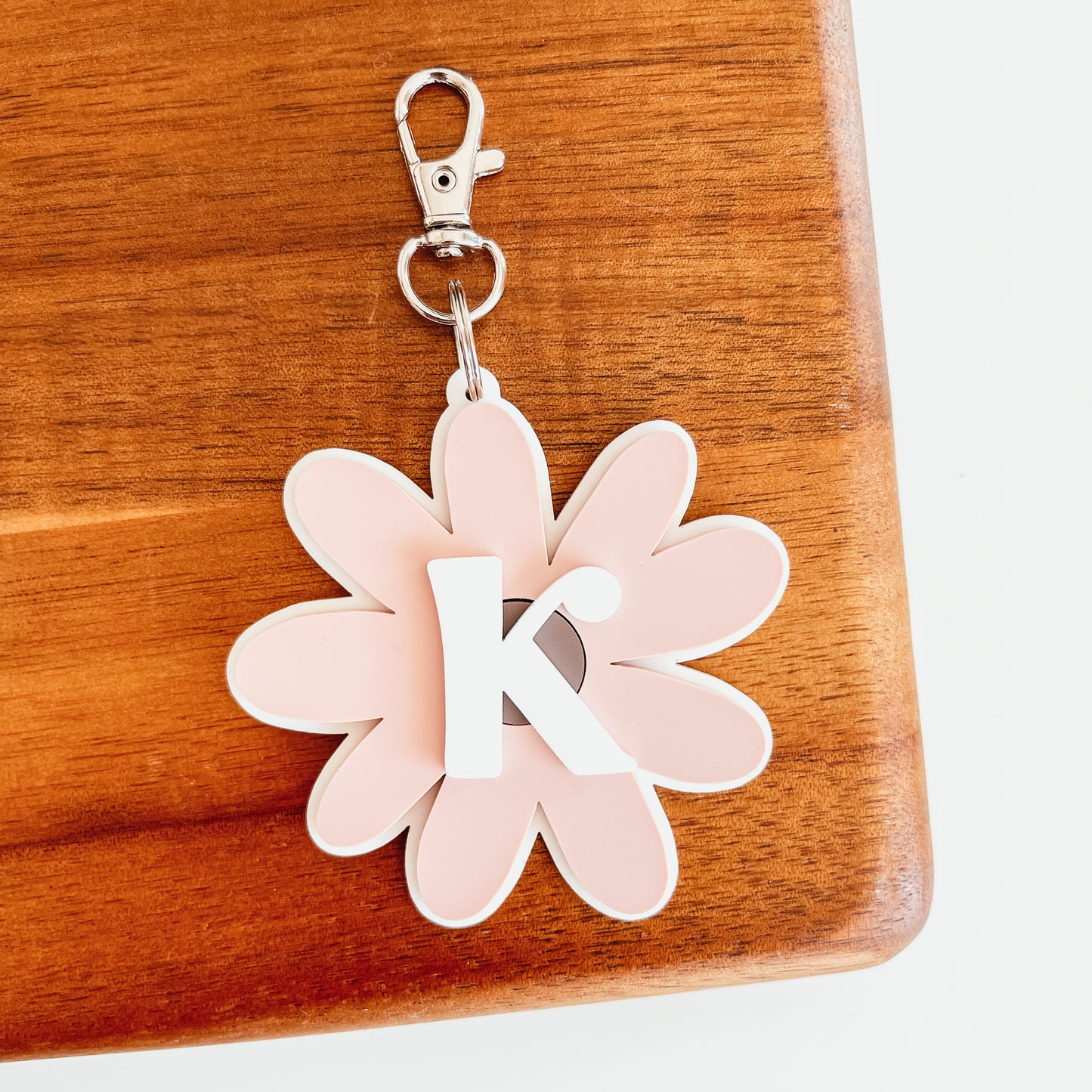 Daisy Retro Letter Bag Tag