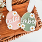 Daisy Egg Easter Basket Tag