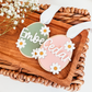 Daisy Egg Easter Basket Tag