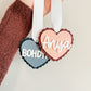 Double Layer Scallop Heart Tag