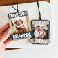 Drive Safe Acrylic Car Photo Charm