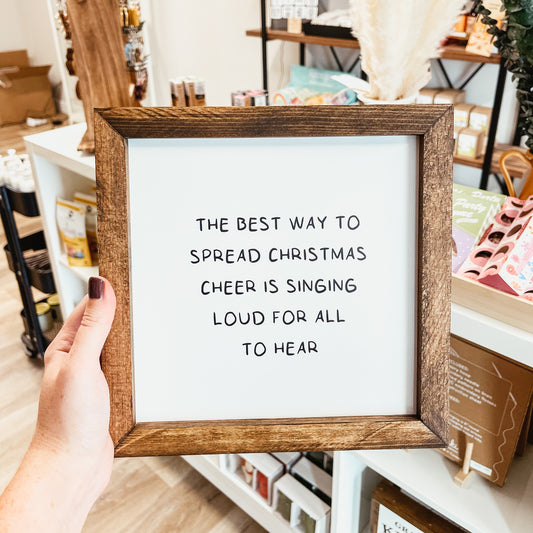 Elf Quote Christmas Sign
