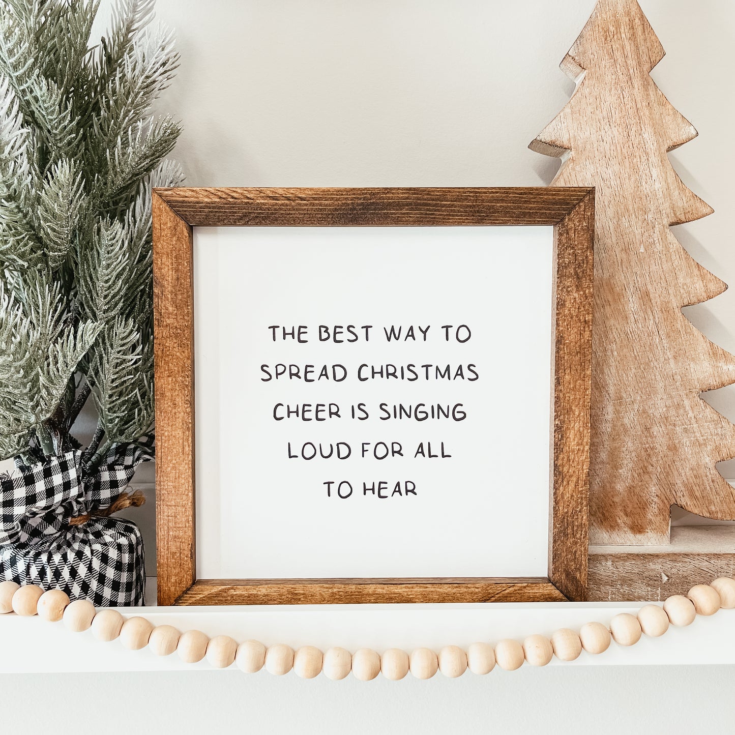 Elf Quote Christmas Sign