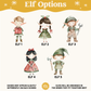 Grandchildren Names Christmas Ornament | Little Elves