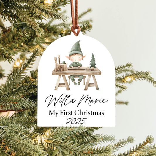 Baby's First Christmas Ornament | Santa's Workshop Collection