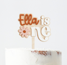 Load image into Gallery viewer, Custom One Daisy Cake Topper