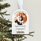 Engagement Photo Christmas Ornament