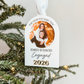 Engagement Photo Christmas Ornament
