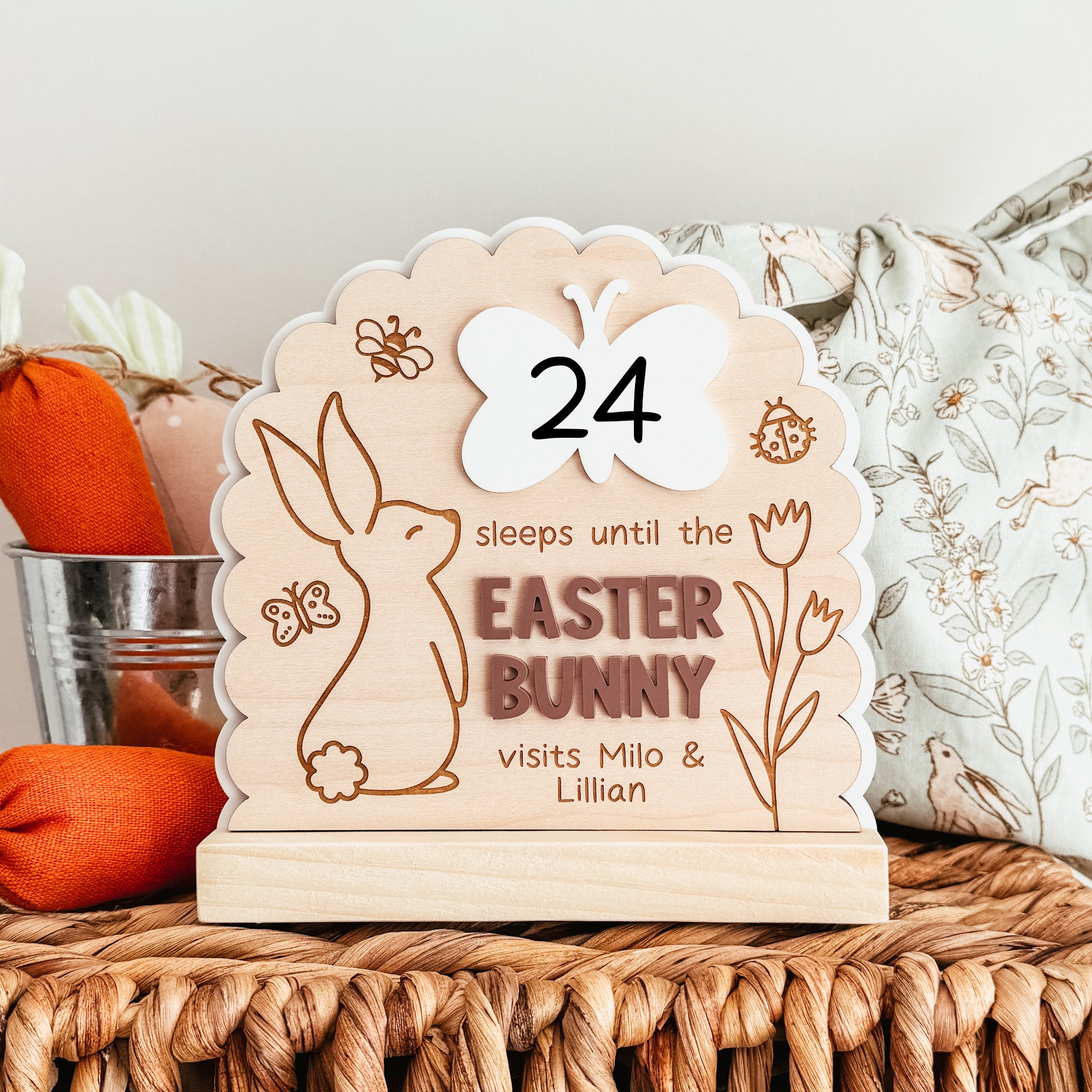 Easter Bunny Countdown Sign – Knotty Design Co.