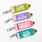 Glitter Pencil Keychain